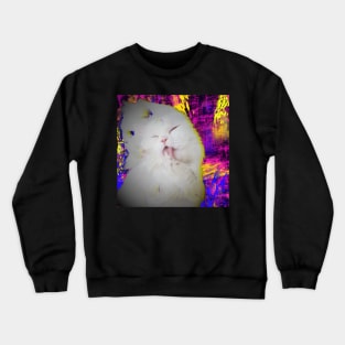 Psychedelic Cat Crewneck Sweatshirt